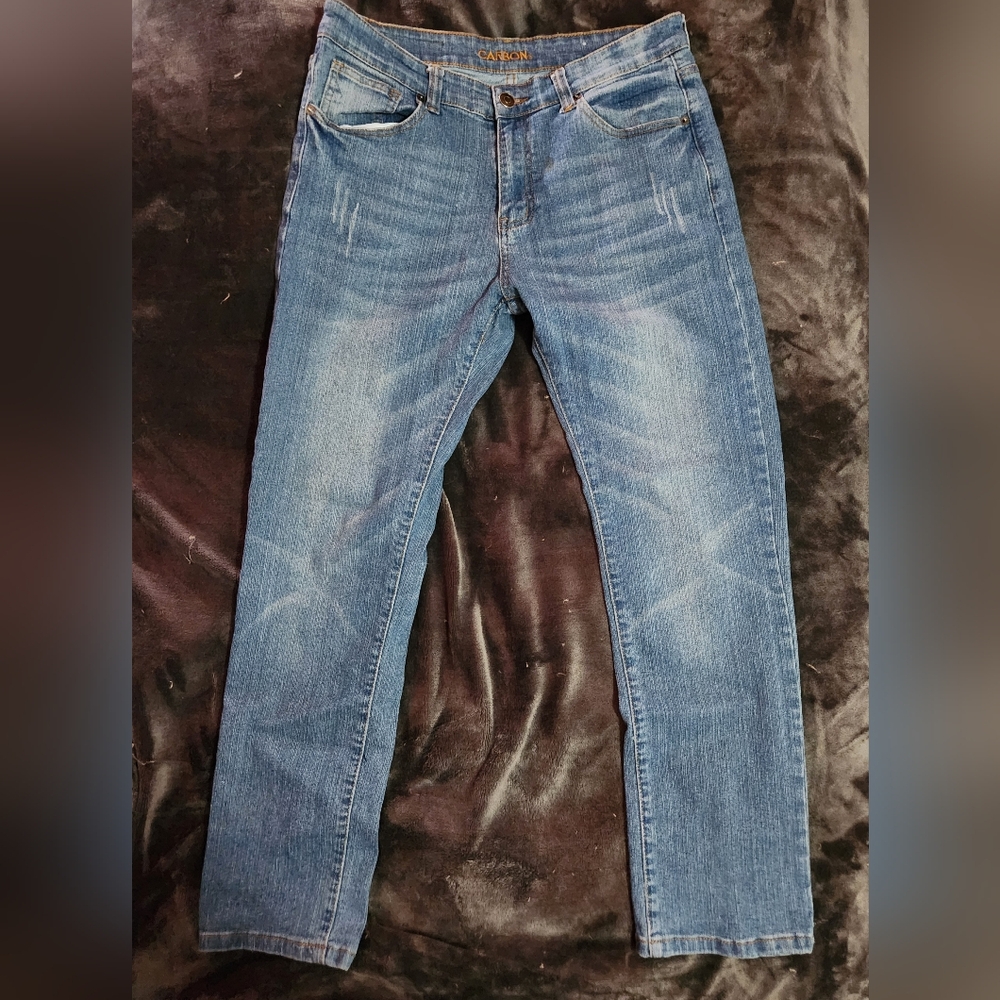 Carbon Men's Slim Fit Blue Jeans